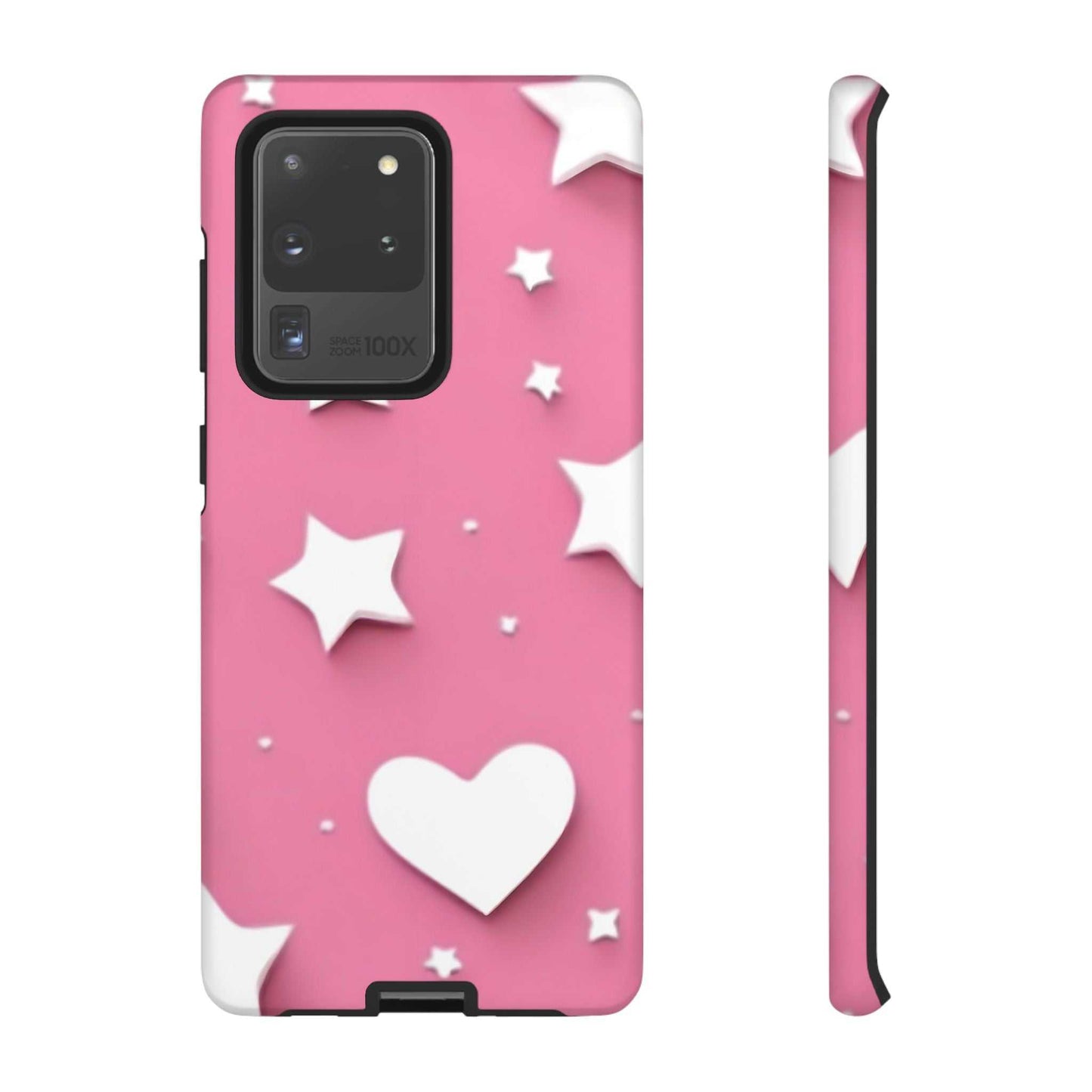 Hearts & Stars Samsung Phone Case Designed By Littlebitz 