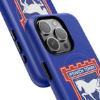 Ipswich Town MagSafe iPhone case with blue design and official-inspired crest for team pride and protection