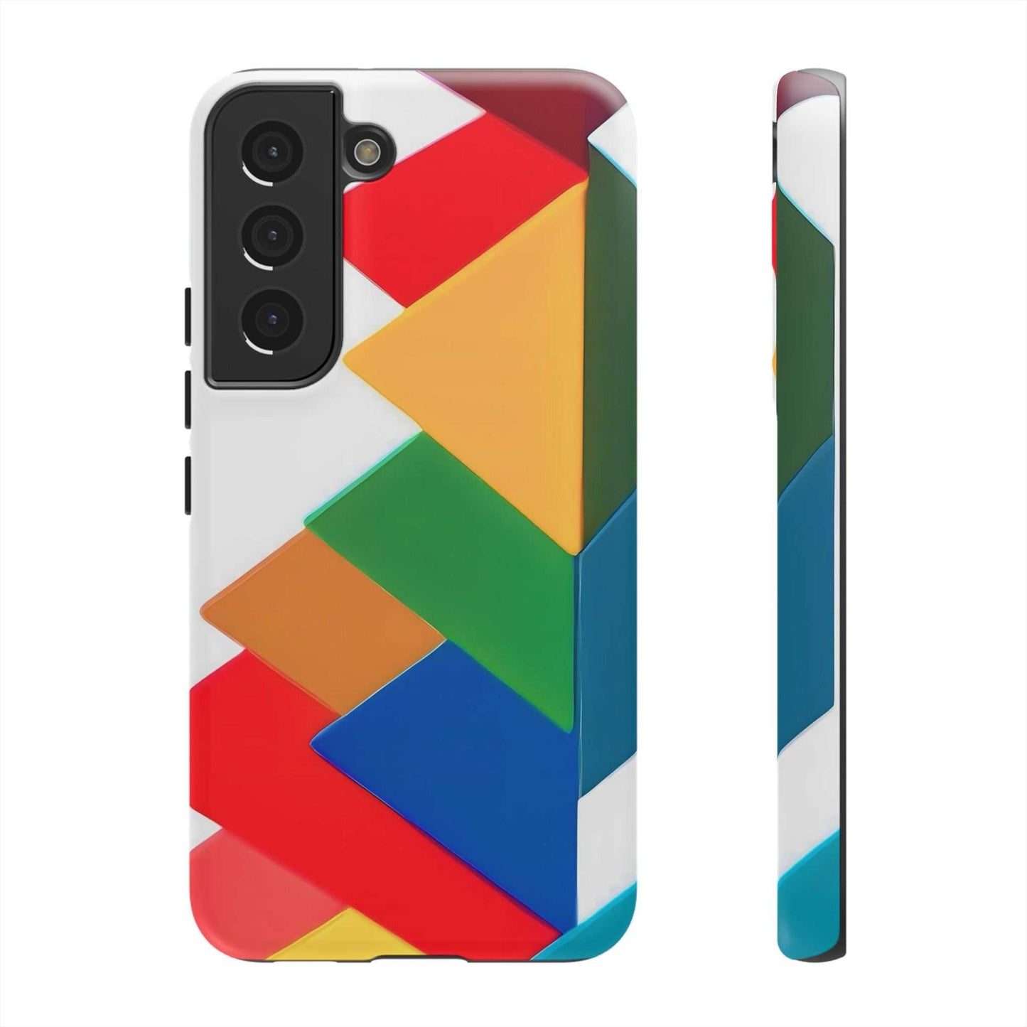 Colourful Print Samsung Phone Case Designed By Littlebitz 