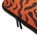 Orange Tiger Print Laptop Sleeve