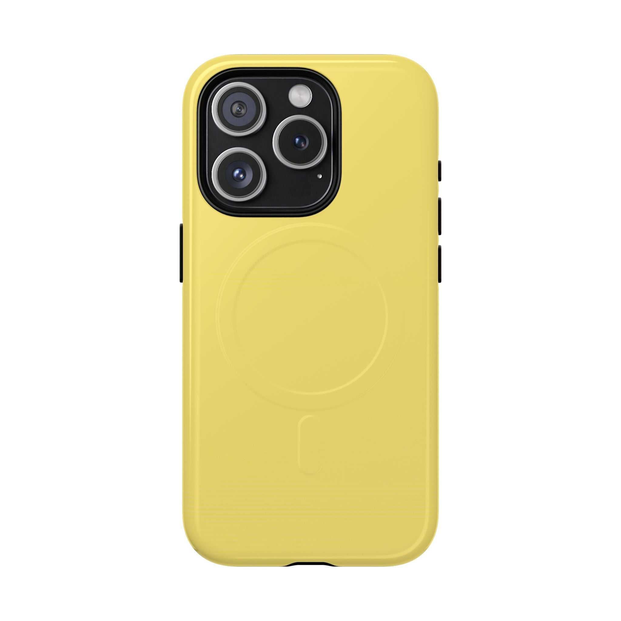 Lemon Yellow iPhone Magsafe Phone Case