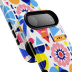 Bright Geo Print iPhone Magsafe Phone Case