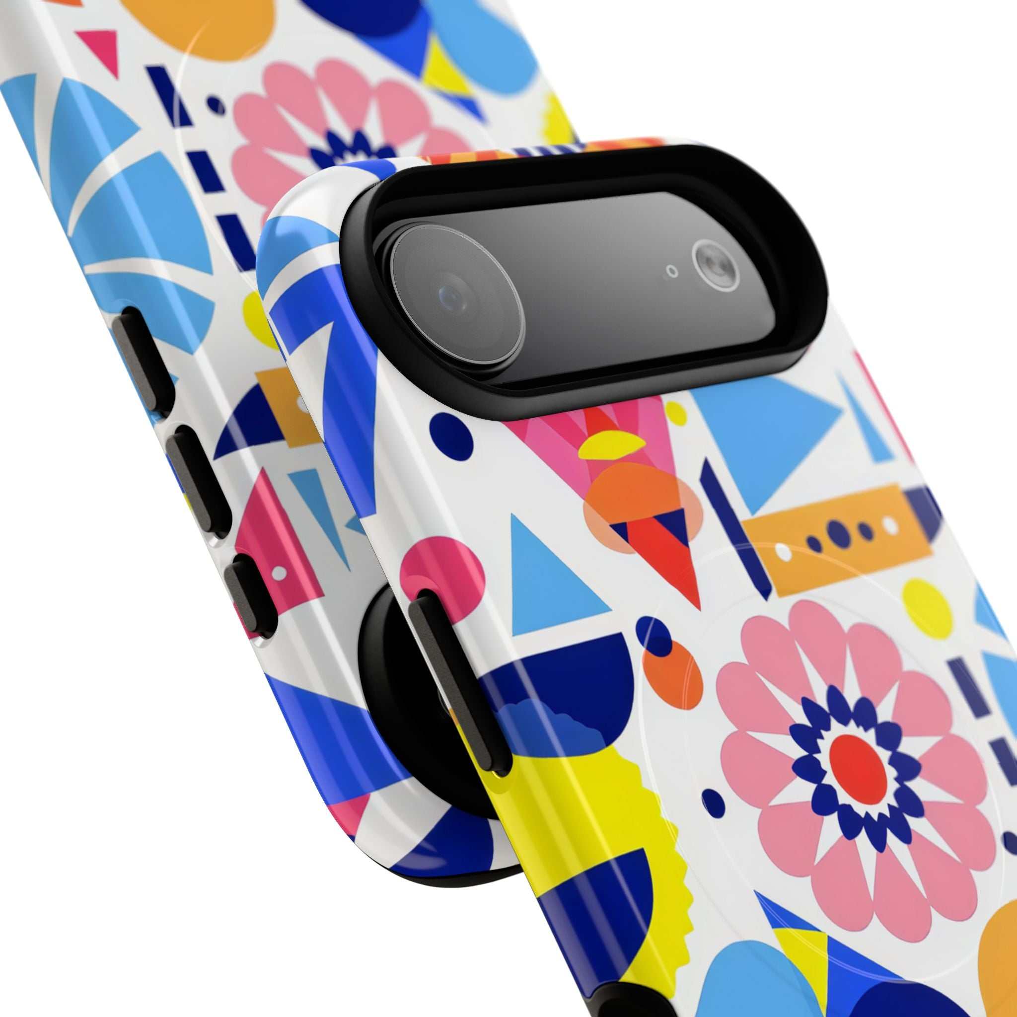 Bright Geo Print iPhone Magsafe Phone Case