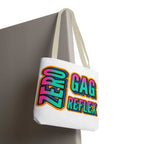 Zero Gag Reflex Tote Bag with cheeky design, durable spun polyester, multiple sizes and handle colors