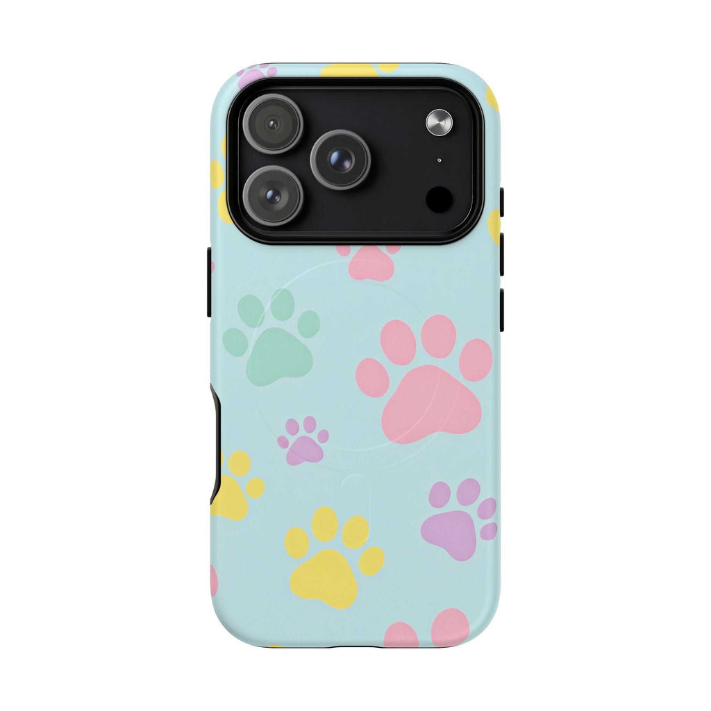 Pastel Doggy Paw iPhone Magsafe Phone Case