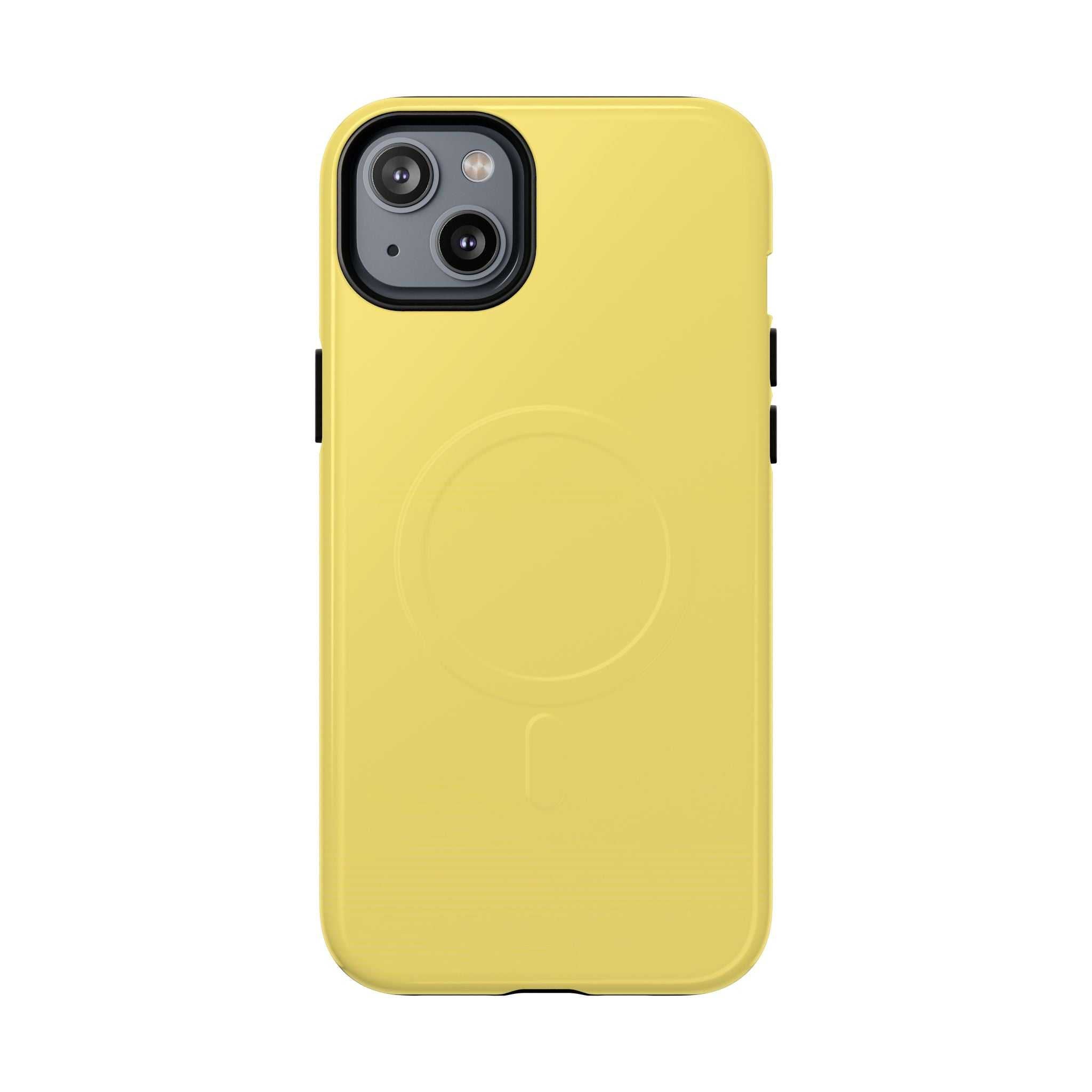Lemon Yellow iPhone Magsafe Phone Case