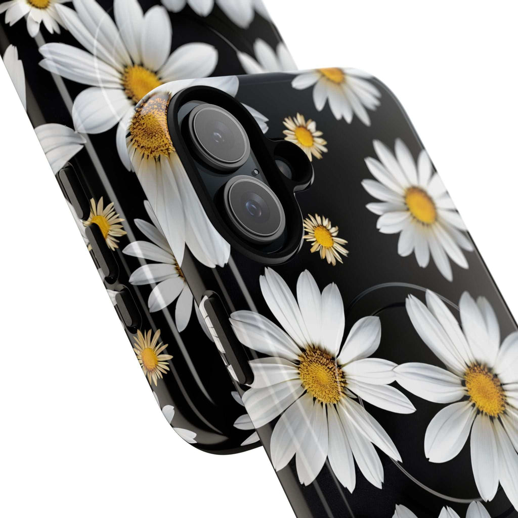 Black Daises iPhone Magsafe Phone Case