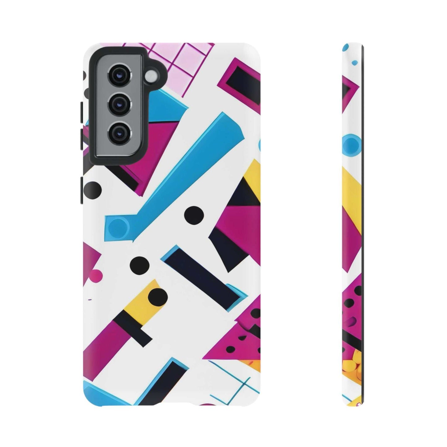 Bright Geometric Samsung Phone Case Designed By Littlebitz 