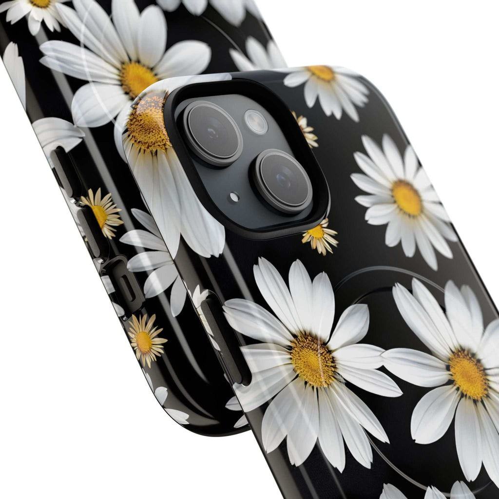 Black Daises iPhone Magsafe Phone Case