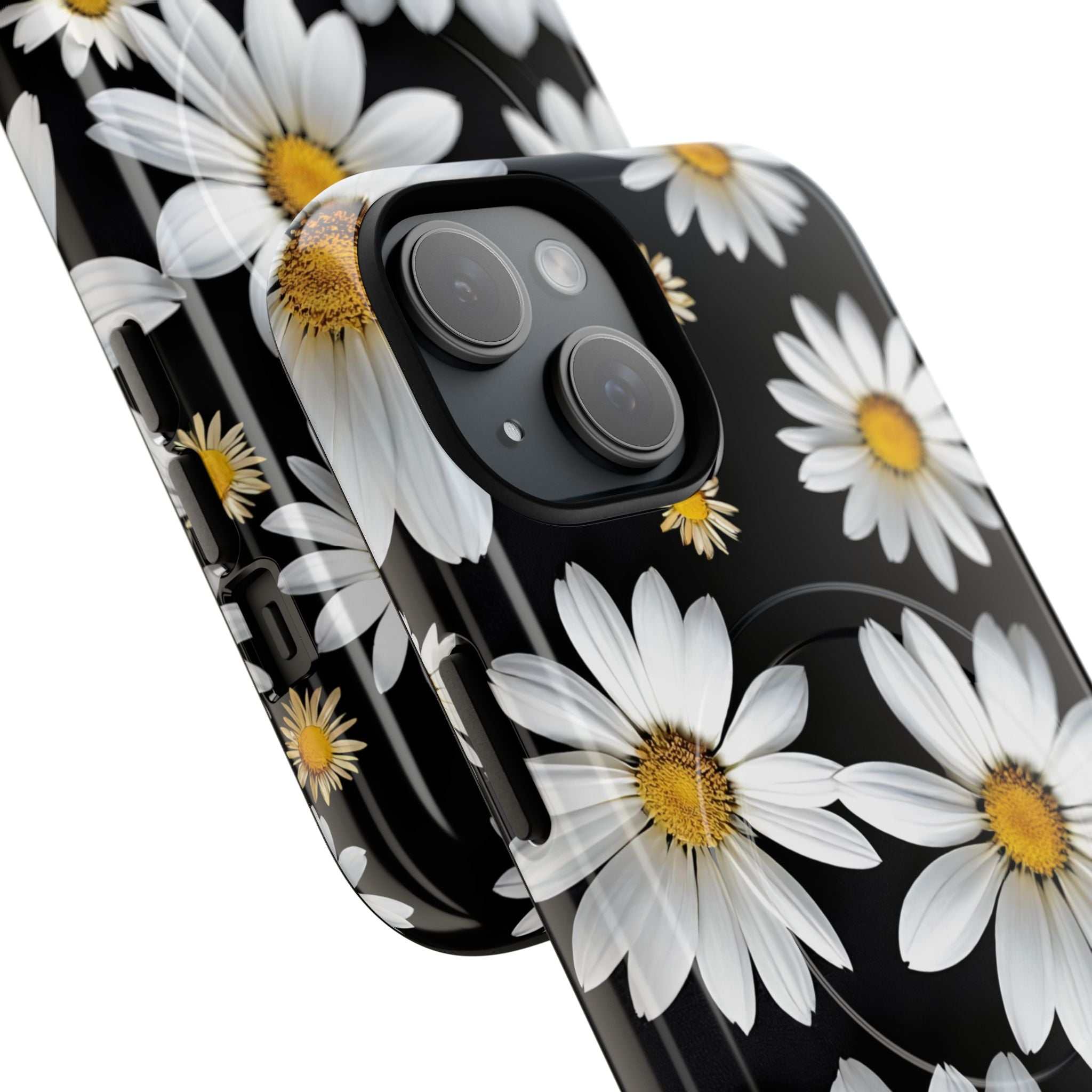 Black Daises iPhone Magsafe Phone Case
