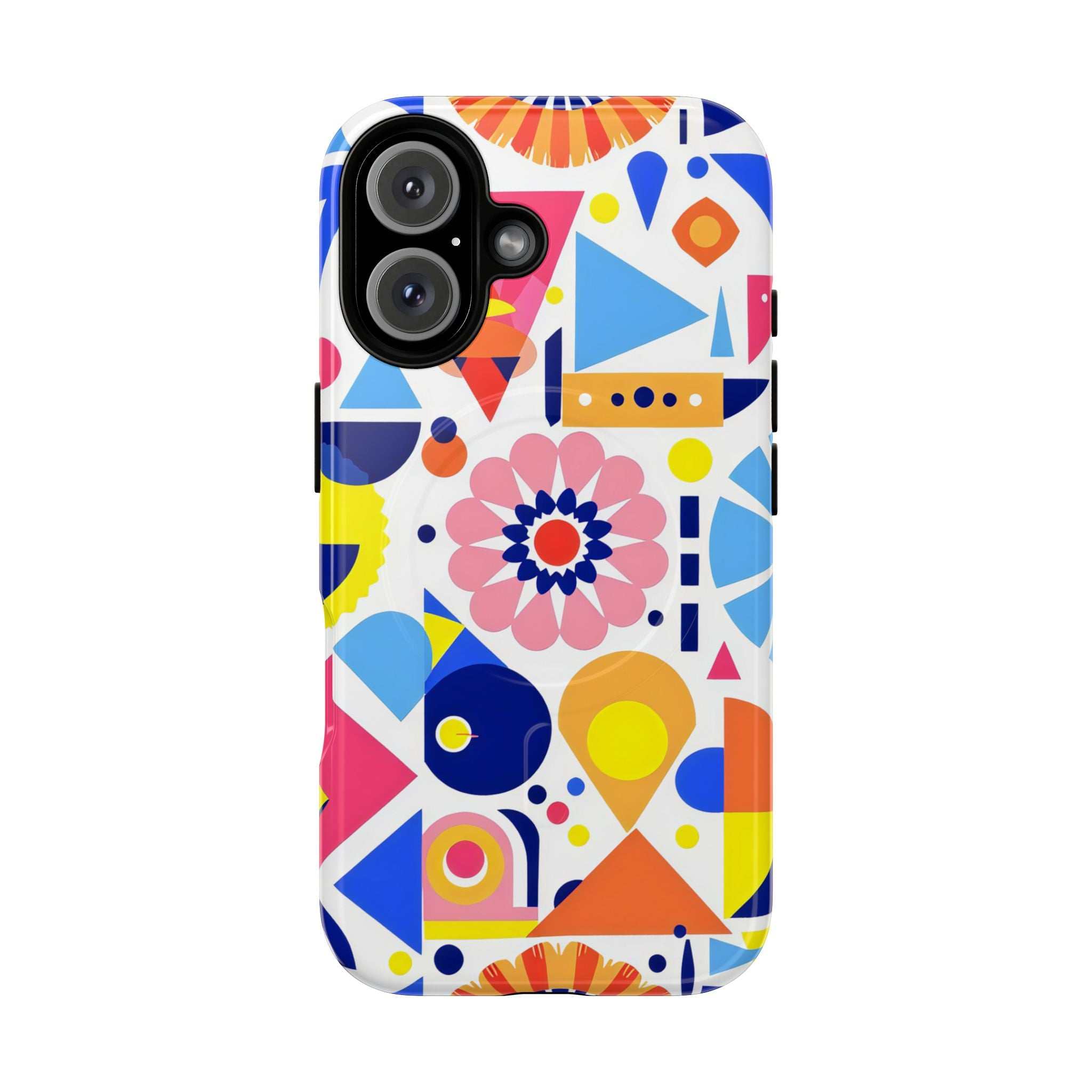 Bright Geo Print iPhone Magsafe Phone Case