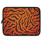 Orange Tiger Print Laptop Sleeve