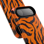 Orange Tiger Print iPhone Magsafe Phone Case