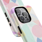 Pastel Geo Print iPhone Magsafe Phone Case