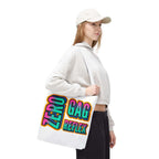 Zero Gag Reflex Tote Bag, cheeky design, durable spun polyester, multiple sizes and handle colors, reusable lightweight tote