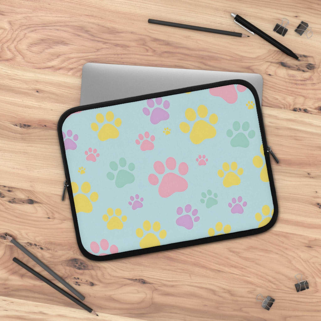 Pastel Doggy Paw Laptop Sleeve