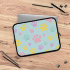 Pastel Doggy Paw Laptop Sleeve