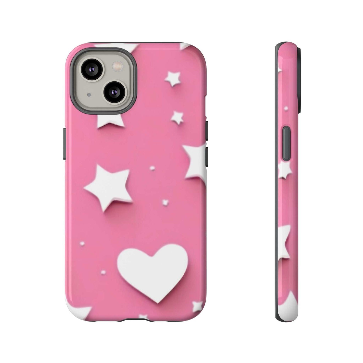 Hearts and Stars Phone Case Designed By Littlebitz 