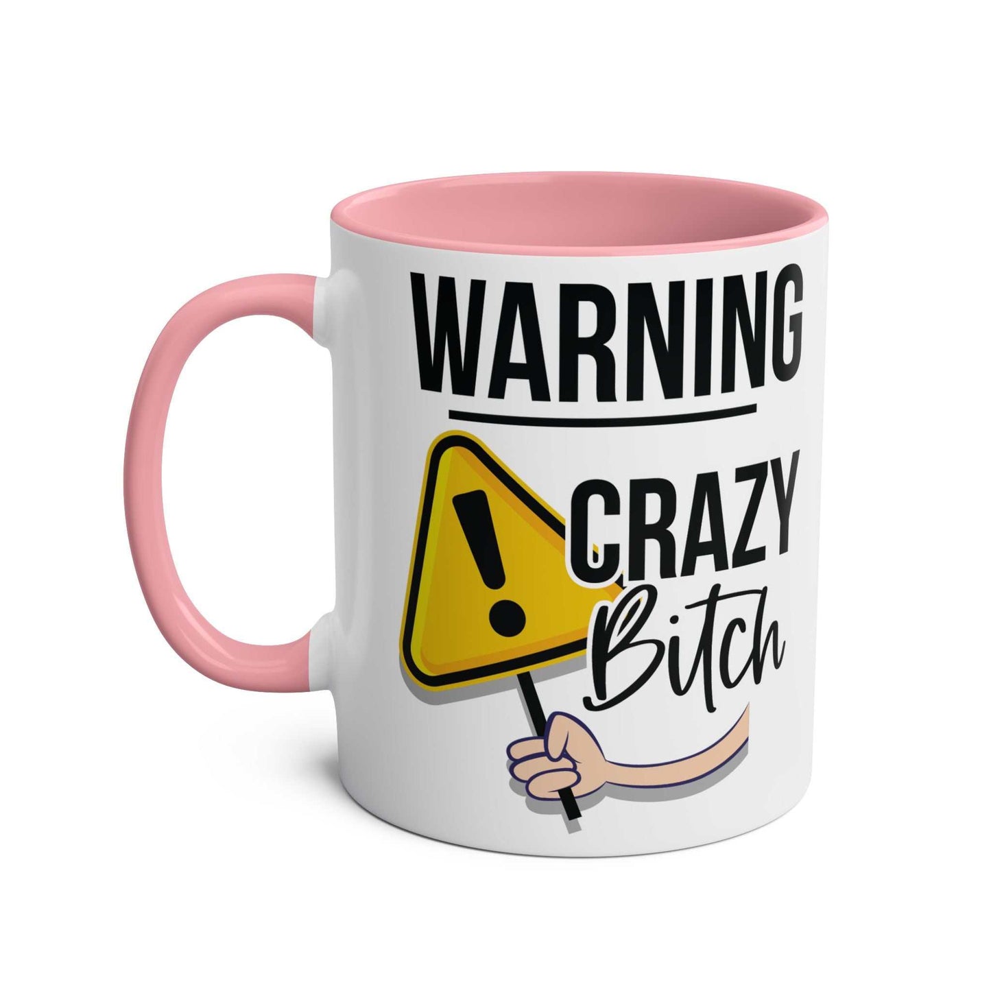 Cheeky rude ceramic two tone mug with a playful design, 11oz, available in 7 colors, microwave and dishwasher safe.