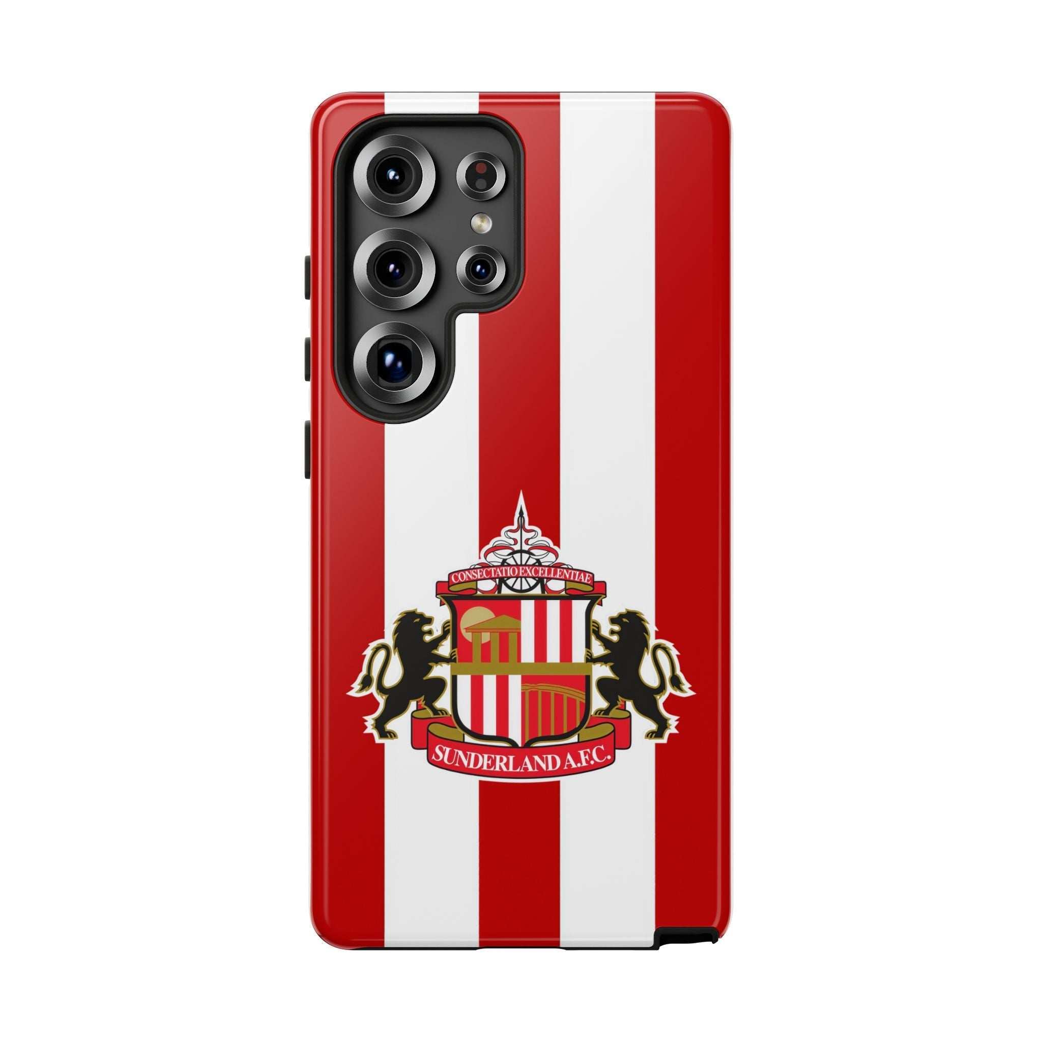 Sunderland FC Magnetic Samsung phone case with red and white colors and protective dual-layer design
