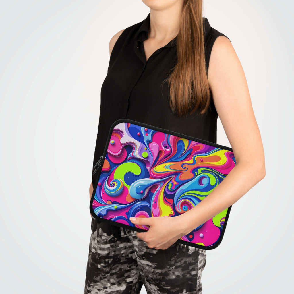 Vibrant Colour Splash Laptop Sleeve
