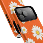 Orange Daisy Design iPhone Magsafe Phone Case