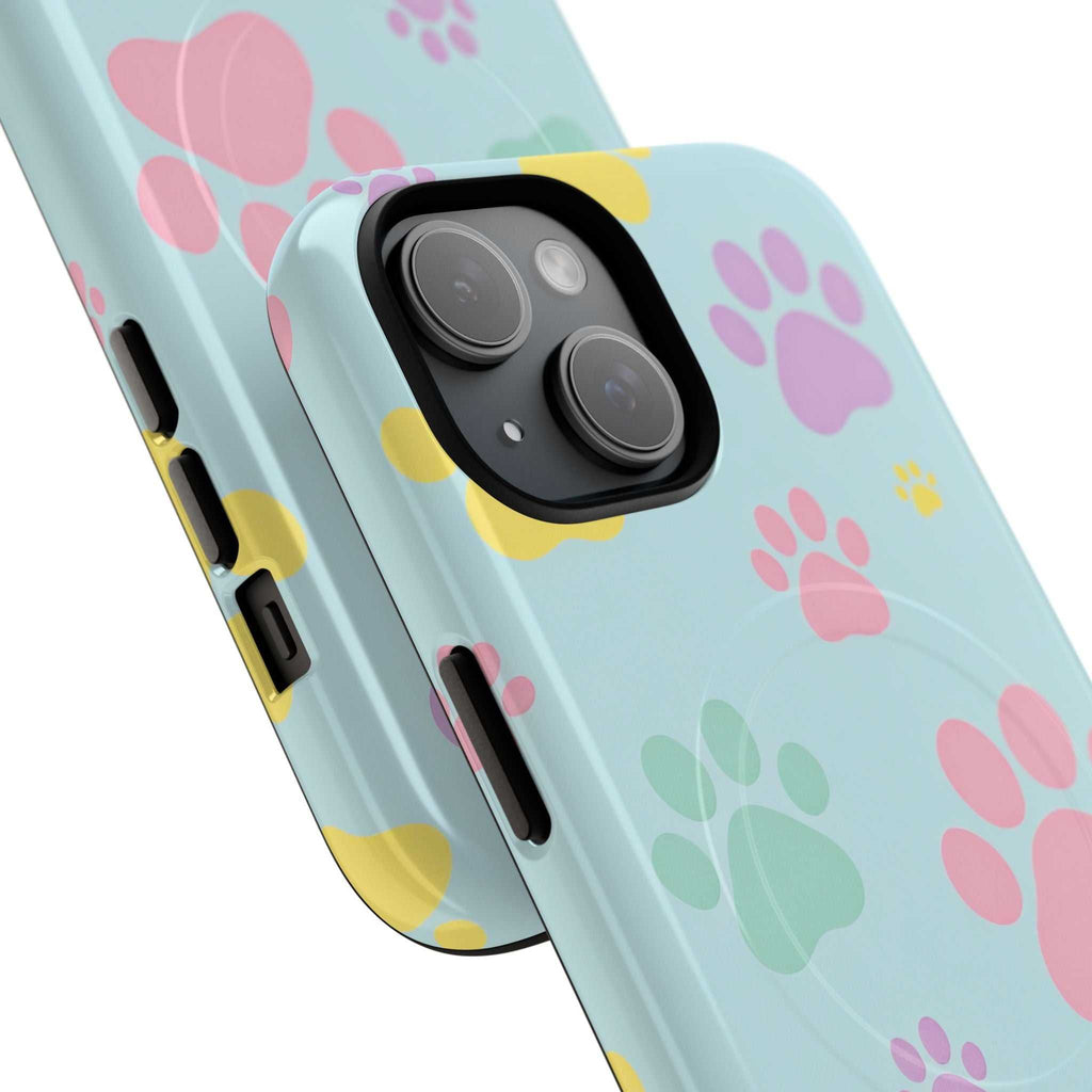 Pastel Doggy Paw iPhone Magsafe Phone Case