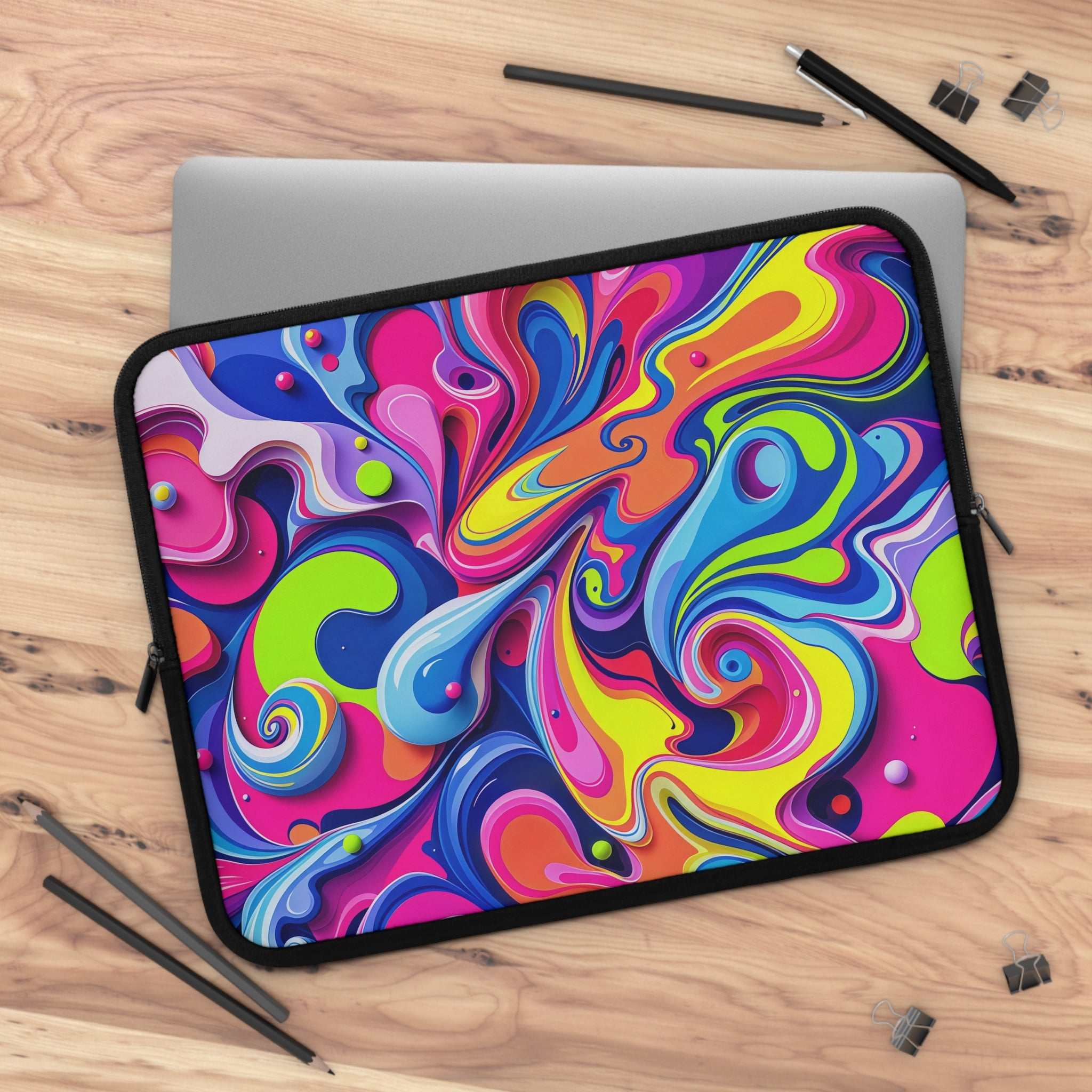 Vibrant Colour Splash Laptop Sleeve