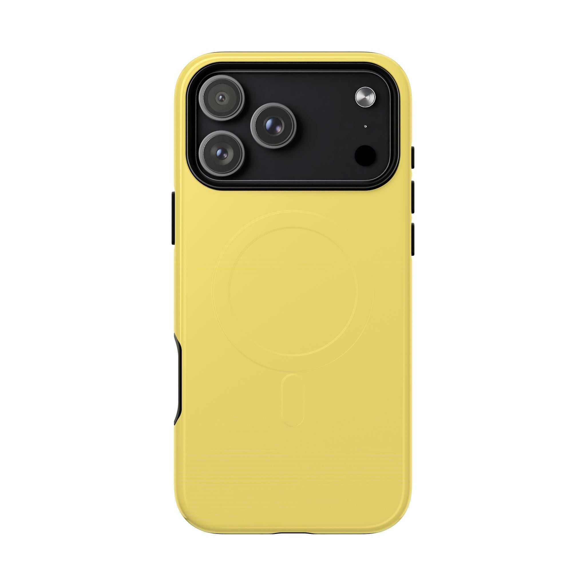 Lemon Yellow iPhone Magsafe Phone Case