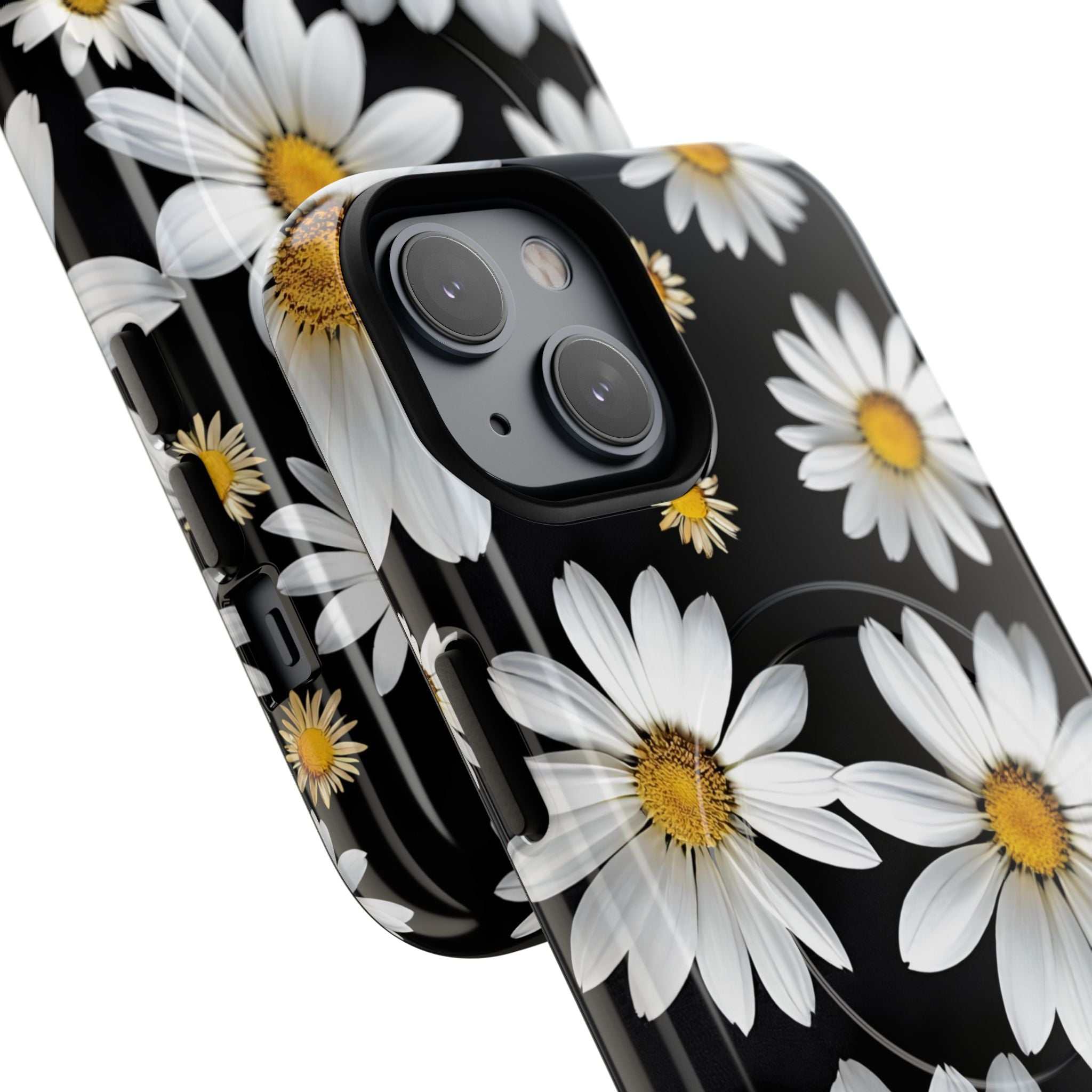 Black Daises iPhone Magsafe Phone Case