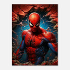 Spiderman wall canvas featuring dynamic action and vibrant colors.