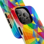 Geometric Pride Design iPhone Magsafe Phone Case