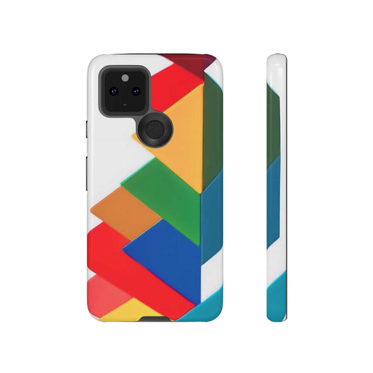 Colourful Print Google Pixel Phone Case designed by Littlebitz