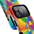 Geometric Pride Design iPhone Magsafe Phone Case