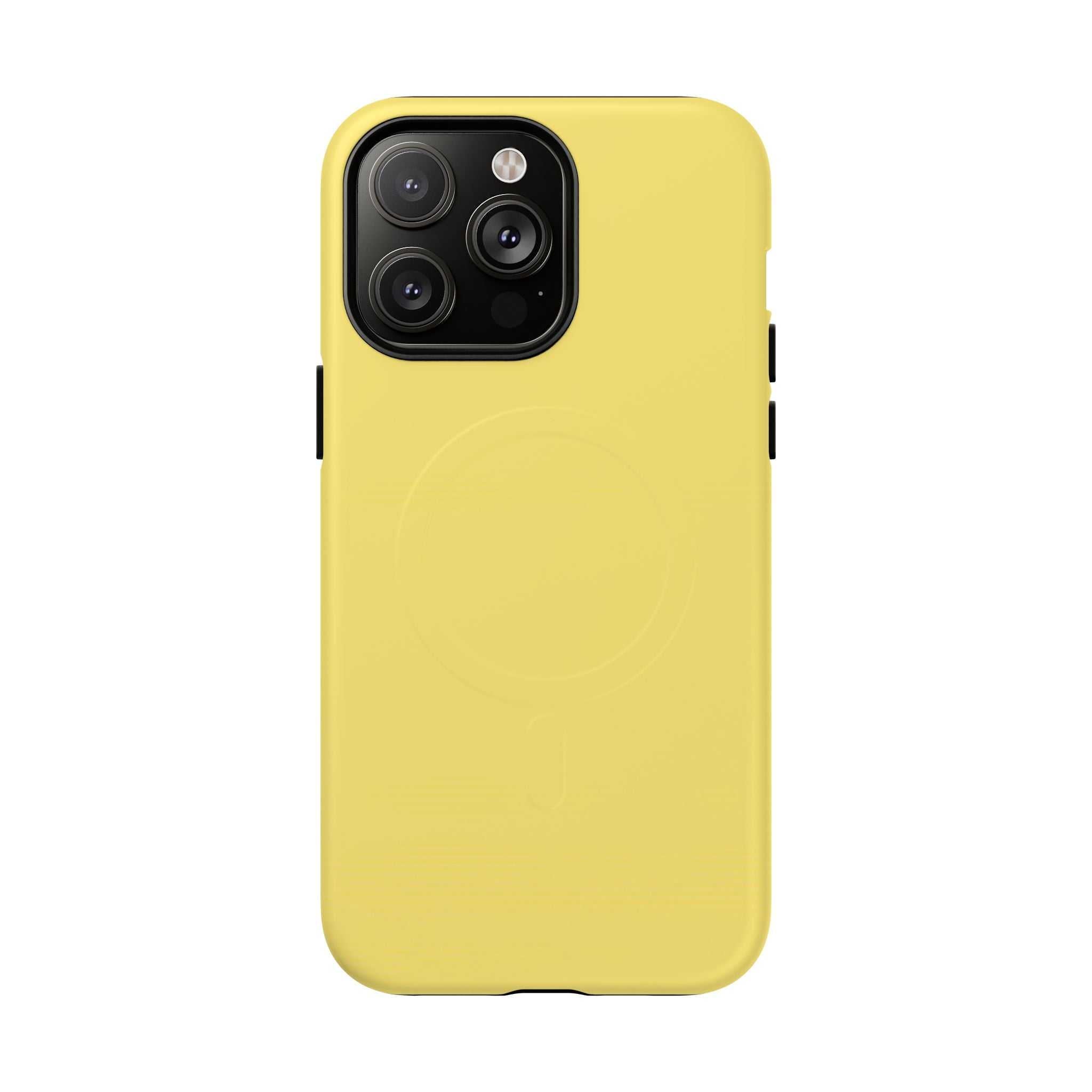 Lemon Yellow iPhone Magsafe Phone Case
