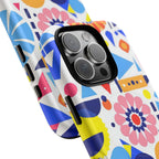 Bright Geo Print iPhone Magsafe Phone Case