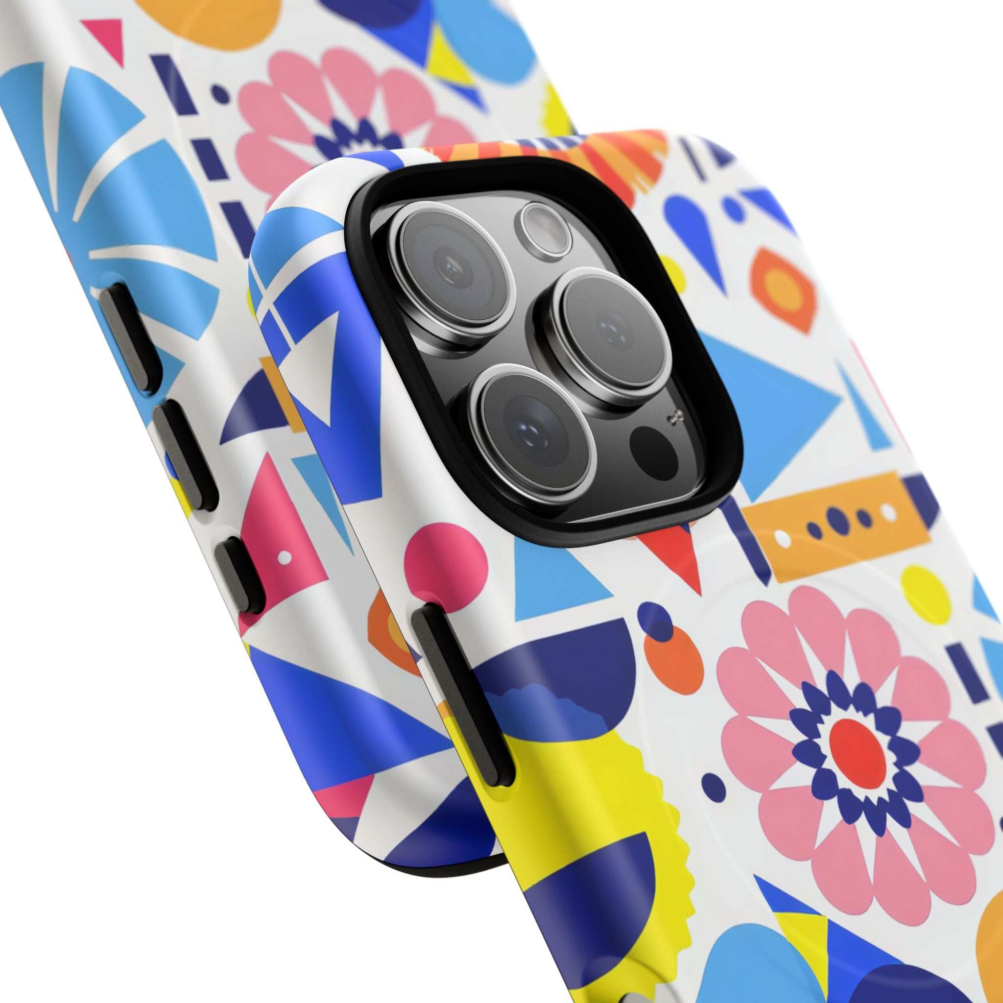 Bright Geo Print iPhone Magsafe Phone Case