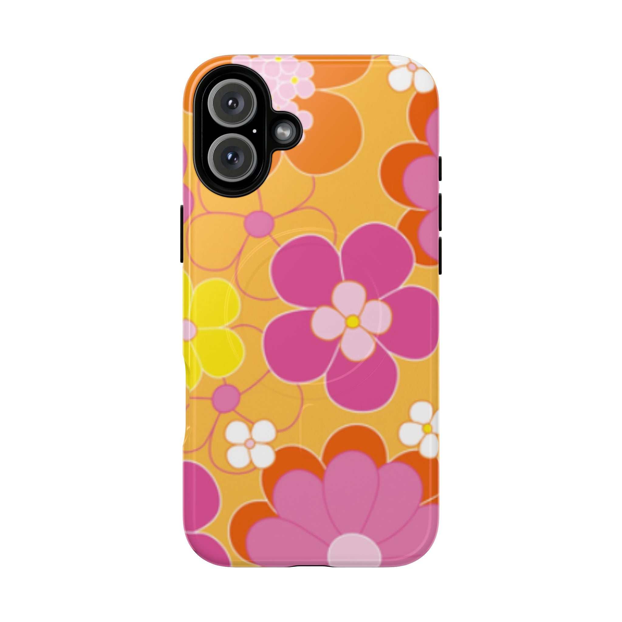 Retro Floral iPhone Magsafe Phone Case