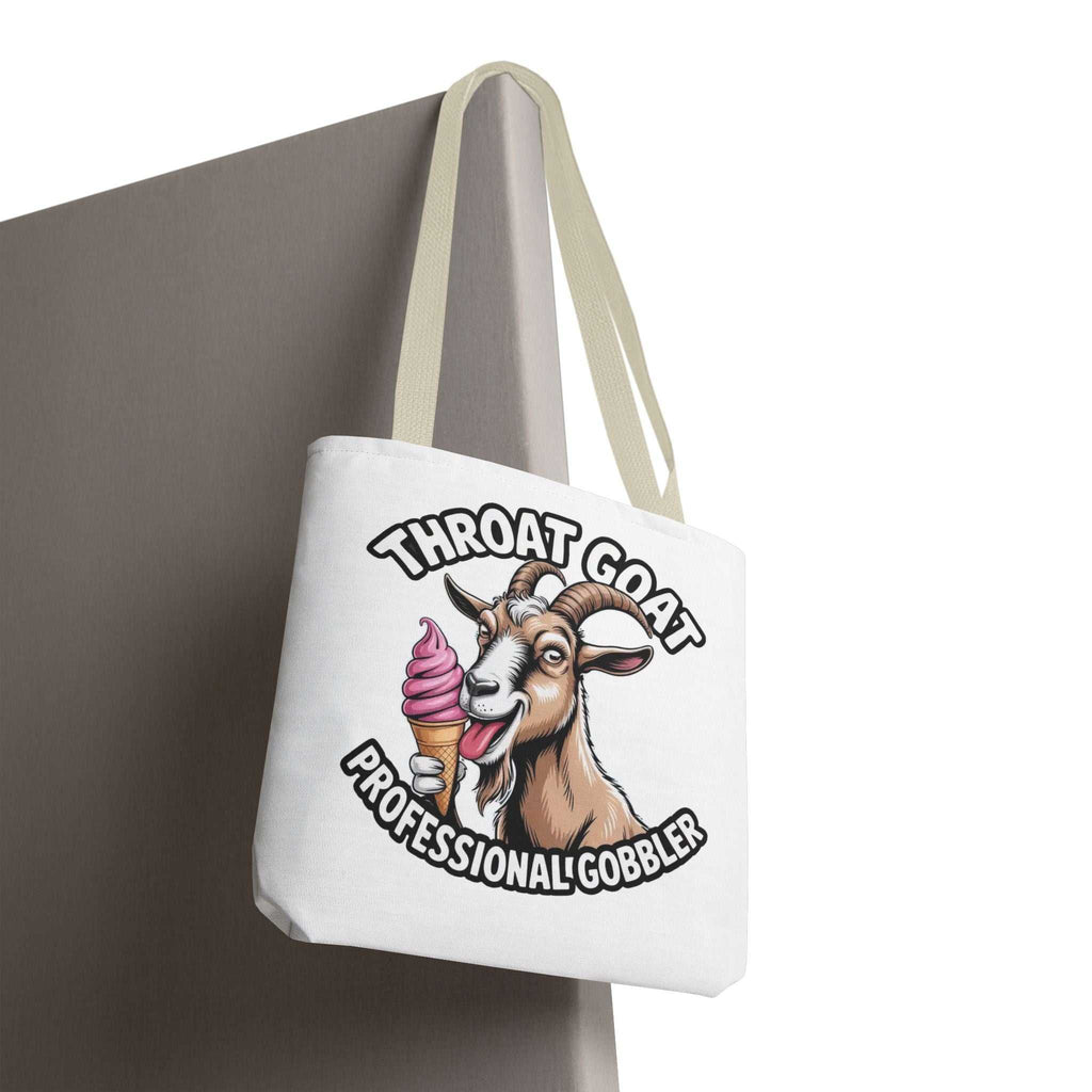 Cheeky Gobbler Funny Tote Bag with multiple sizes and handle color options
