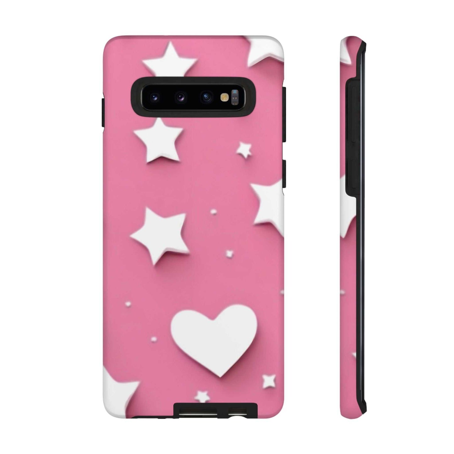 Hearts & Stars Samsung Phone Case Designed By Littlebitz 