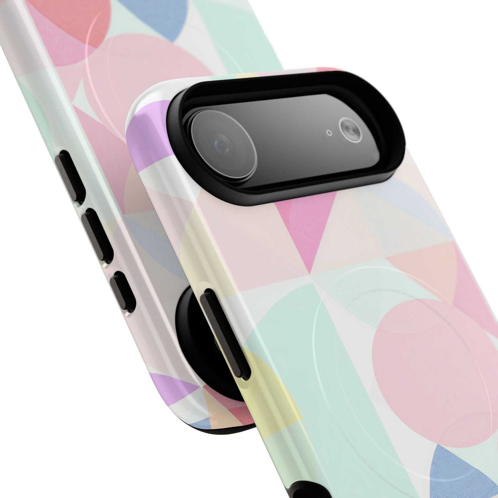 Pastel Geo Print iPhone Magsafe Phone Case