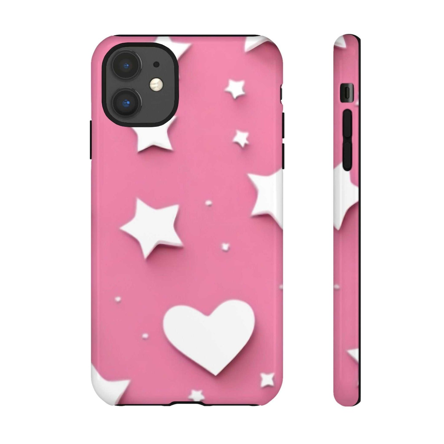 Hearts and Stars Phone Case Designed By Littlebitz 