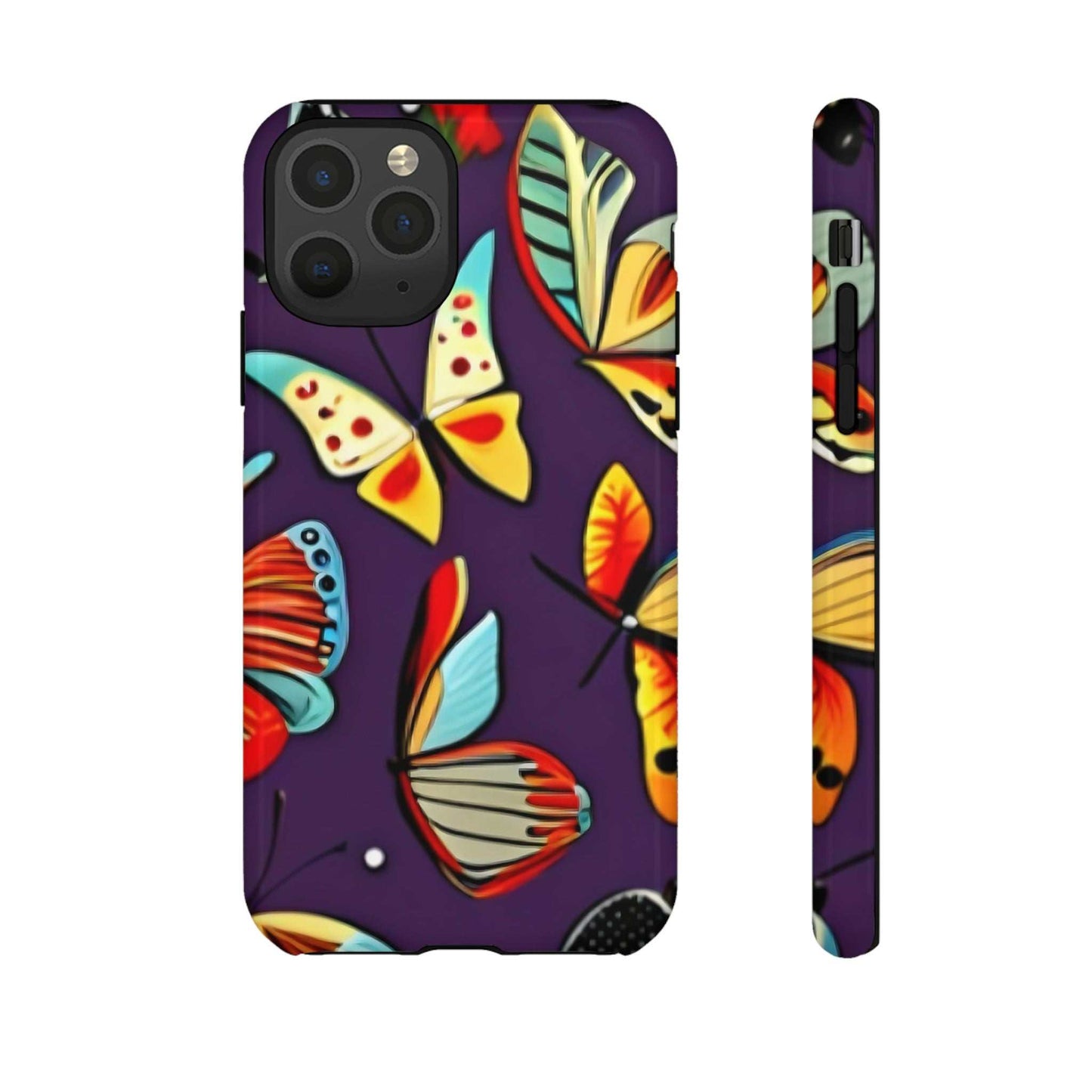 Bright Vibrant Butterfly Phone Case Designed By Littlebitz 