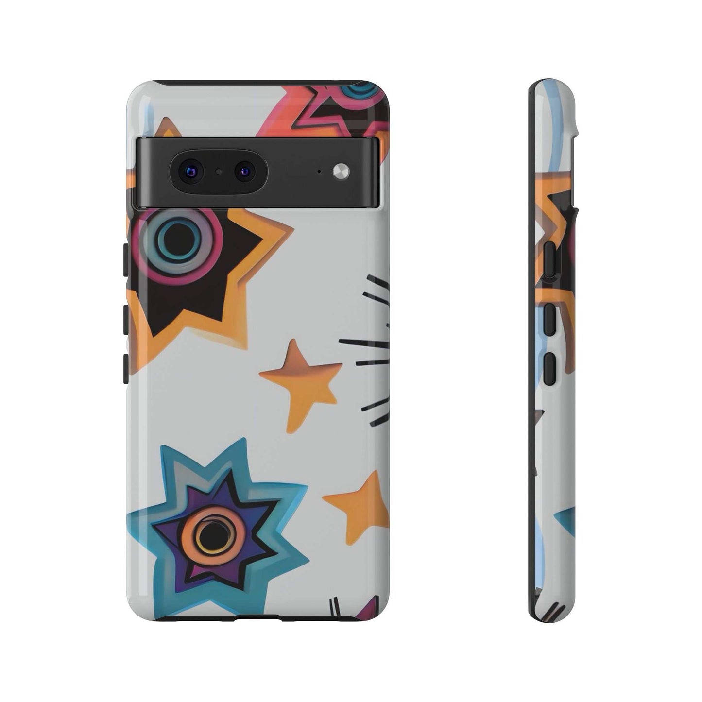 Vibrant Funky Google Pixel Phone Case designed by Littlebitz 