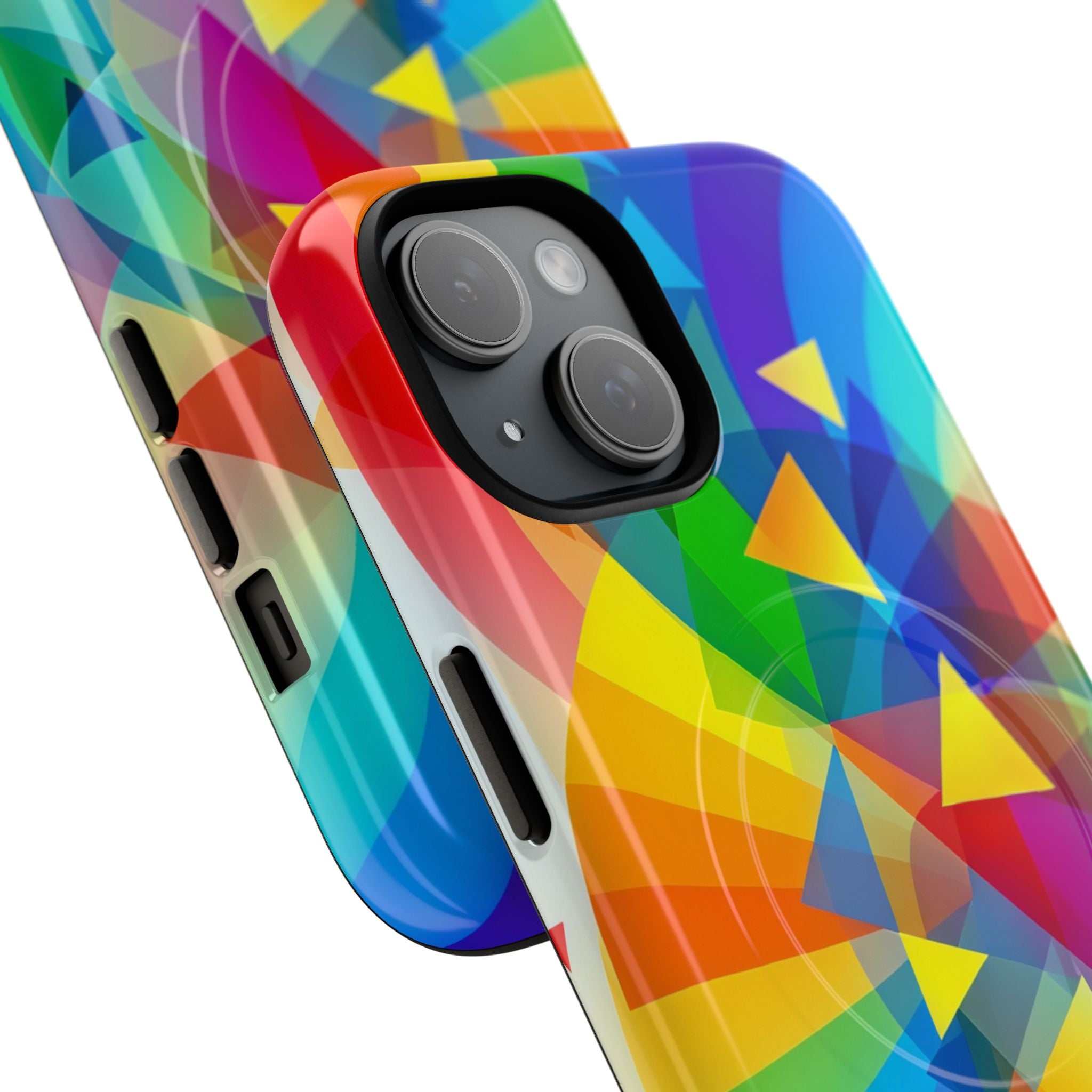 Geometric Pride Design iPhone Magsafe Phone Case