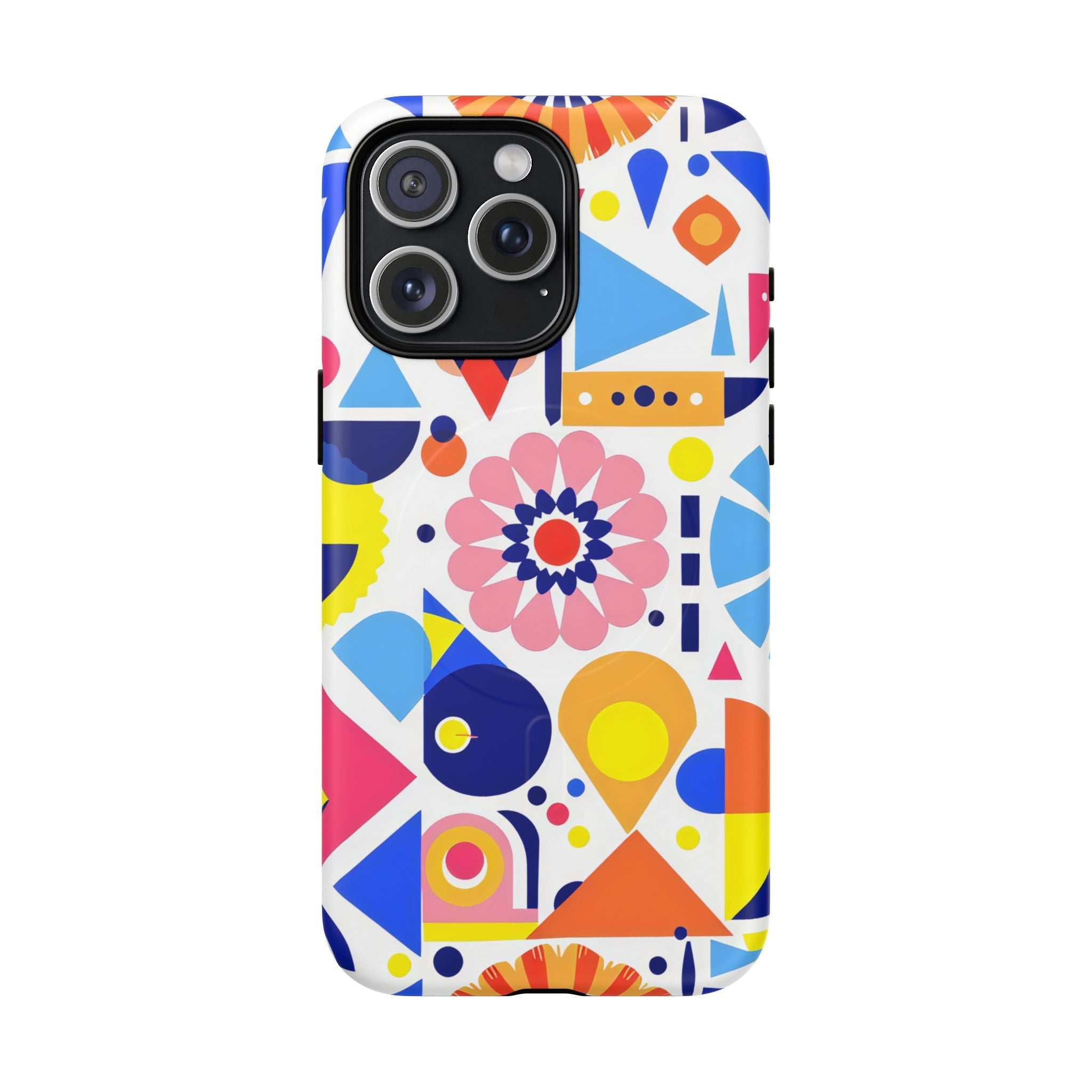Bright Geo Print iPhone Magsafe Phone Case