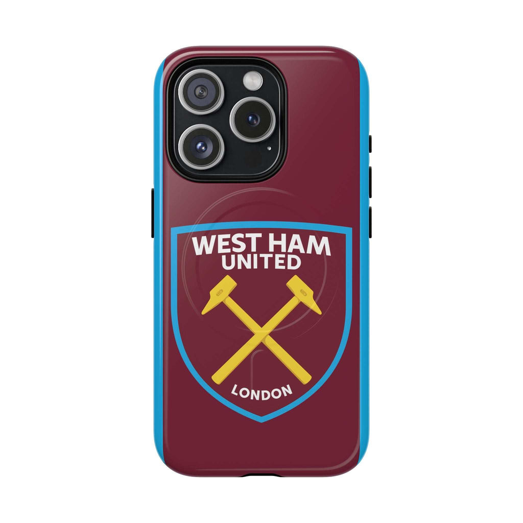 West Ham Utd MagSafe iPhone case with claret and blue colors and club crest