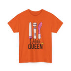 Dildo Queen T-Shirt with bold text design on soft cotton fabric