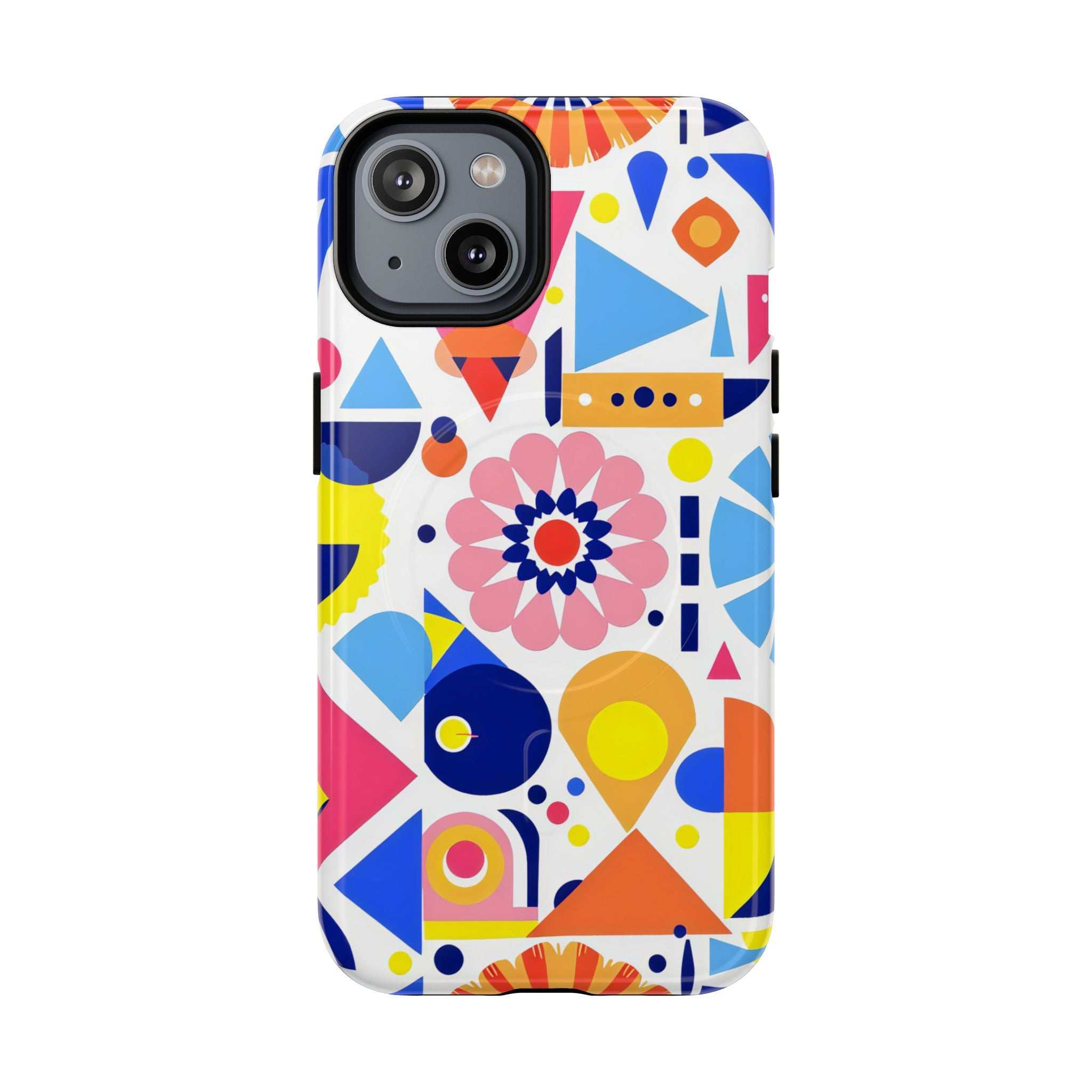 Bright Geo Print iPhone Magsafe Phone Case