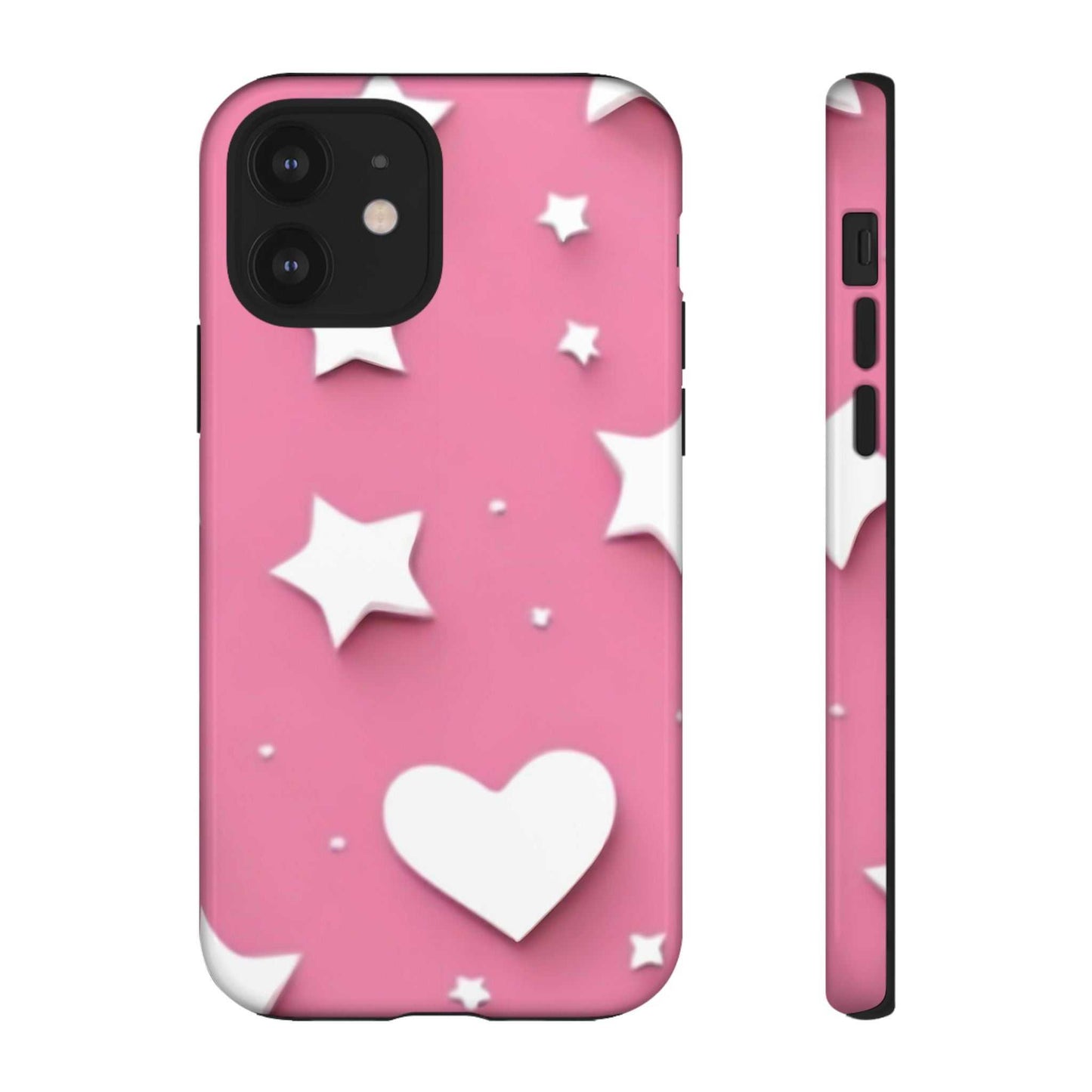 Hearts and Stars Phone Case Designed By Littlebitz 